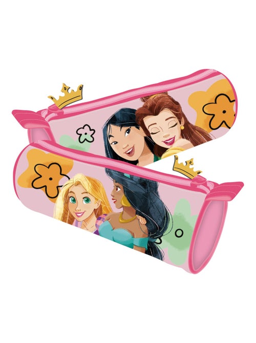 Trousse cylindrique 4 princesses Disney - Kiabi