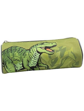 Trousse cylindrique dinosaure T‑Rex polyester La boutique des Toons