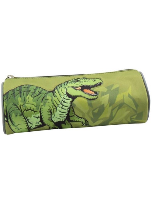 Trousse cylindrique dinosaure T‑Rex polyester La boutique des Toons - Kiabi