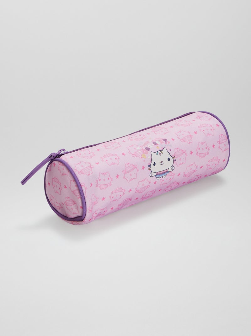 Trousse cylindrique 'Gabby et la maison magique' Rose - Kiabi