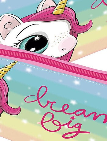 Trousse cylindrique Licorne -Dream Big