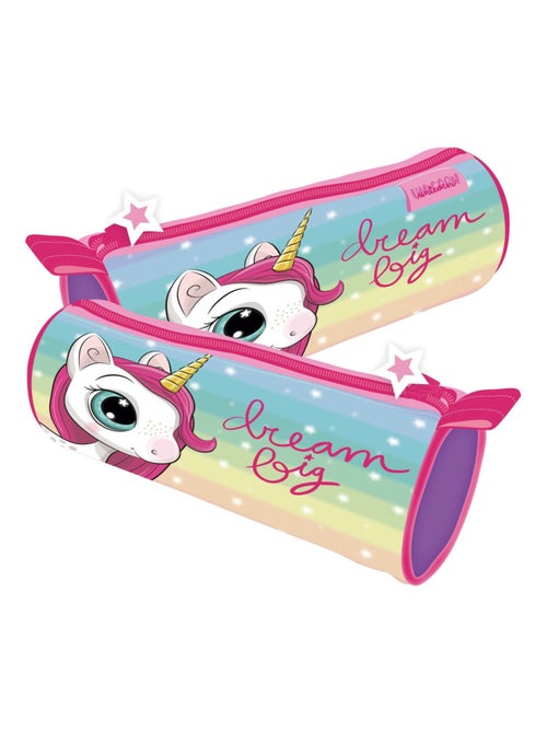 Trousse cylindrique Licorne -Dream Big - Kiabi