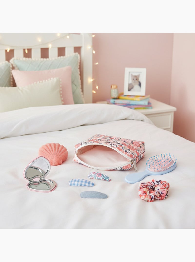 Trousse de beauté avec accessoires Rose - Kiabi