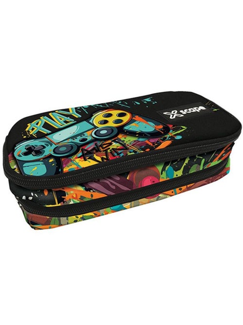 Trousse de jeu gaming 23 cm à 2 compartiments zippés CMP - Kiabi Trousse de jeu gaming 23 cm à 2 compartiments zippés CMP - Kiabi