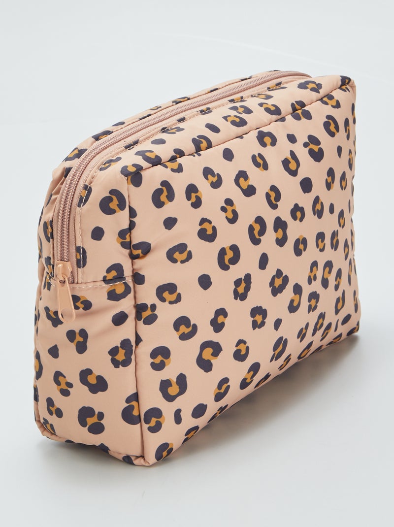 Trousse de rangement avec imprimé Marron - Kiabi