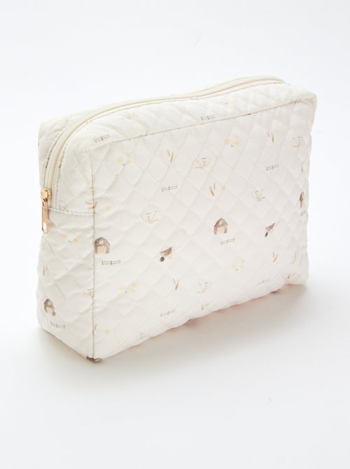 Trousse de rangement matelassée - Kiabi