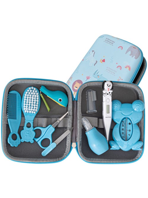 Trousse de soin bébé 9 pièces accessoires hygiène - Kiabi