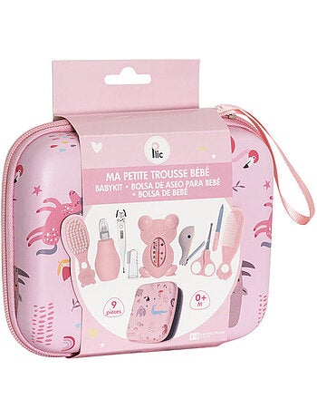 Trousse de soin bébé 9 pièces accessoires hygiène
