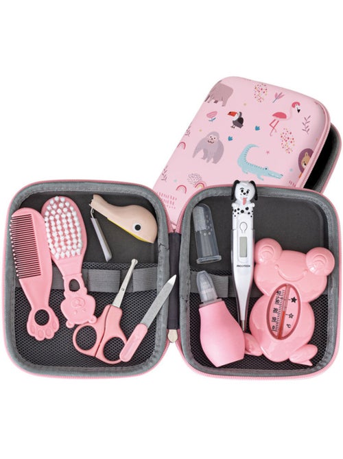 Trousse de soin bébé 9 pièces accessoires hygiène - Kiabi Trousse de soin bébé 9 pièces accessoires hygiène - Kiabi
