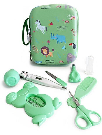 Trousse de soin bébé 9 pièces accessoires hygiène