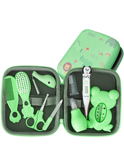 Trousse de soin bébé 9 pièces accessoires hygiène - Kiabi Trousse de soin bébé 9 pièces accessoires hygiène - Kiabi