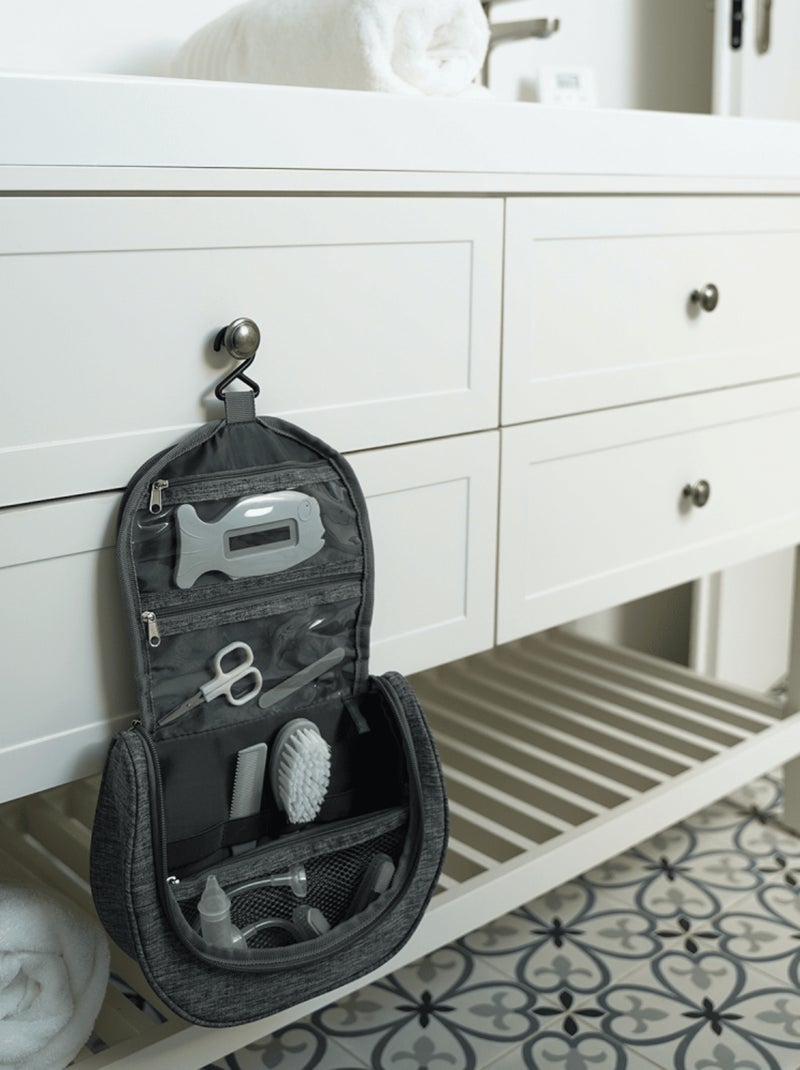 TROUSSE DE SOIN BEBE AVEC ACCESSOIRES Gris - Kiabi