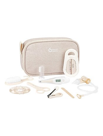 Trousse de soin bébé compact avec 9 Accessoires, Sable 'Babymoov'