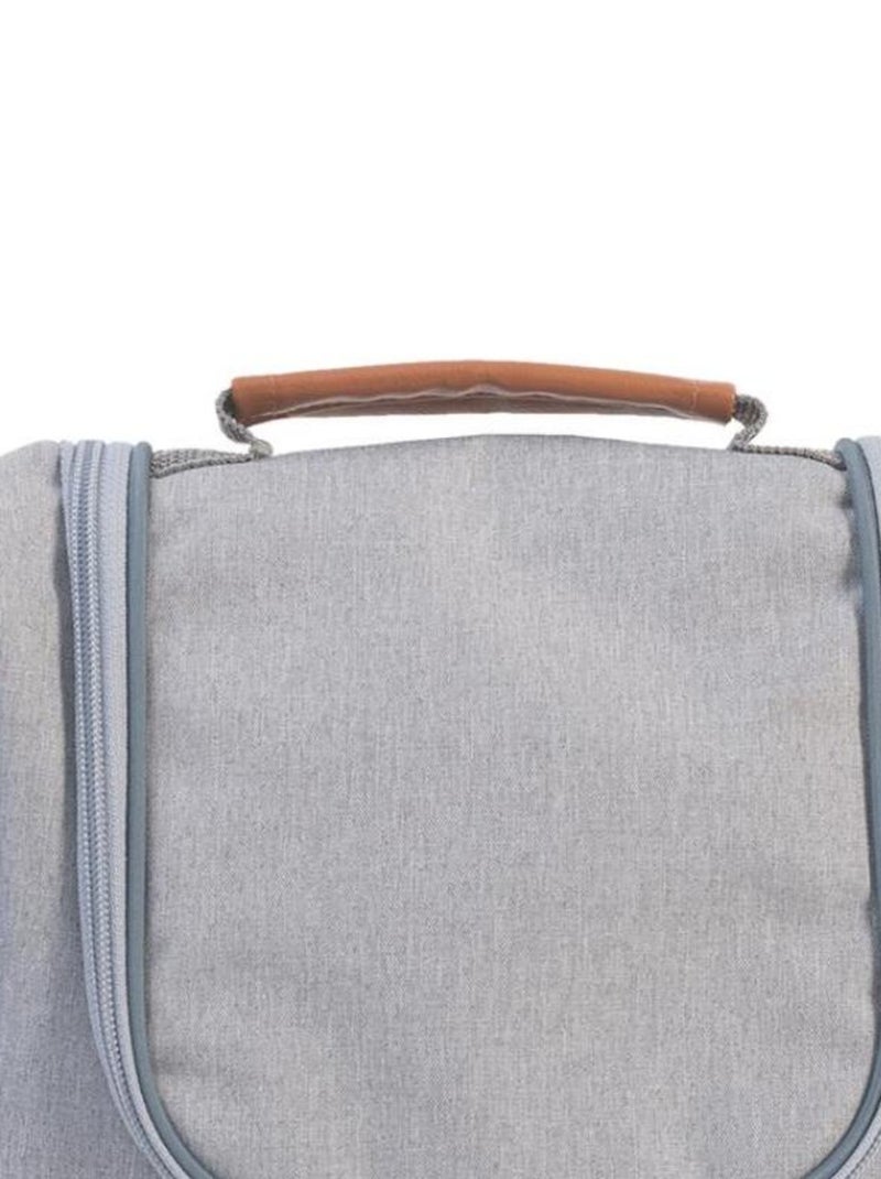 Trousse de soin luxe grise (15 pièces) Gris - Kiabi