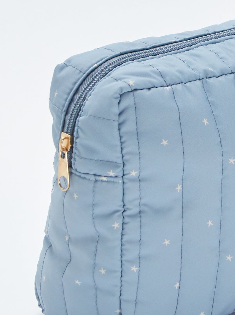 Trousse de soins imprimée Bleu - Kiabi