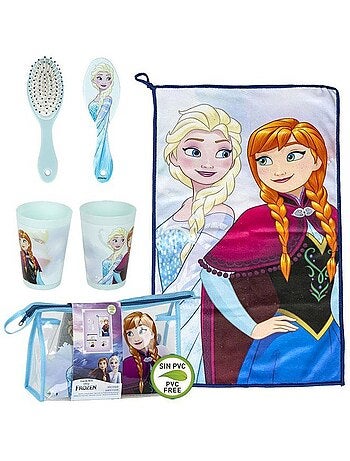 Trousse de toilette - cerda - frozen - souple - zippée - bleu
