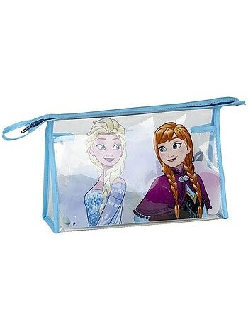 Trousse de toilette - cerda - frozen - souple - zippée - bleu