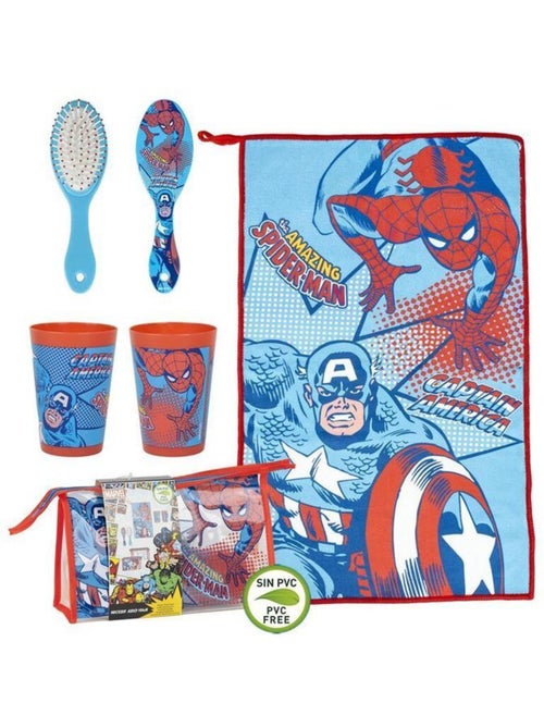 Trousse de toilette - cerda - marvel avengers - polyester - souple - zippée - Kiabi