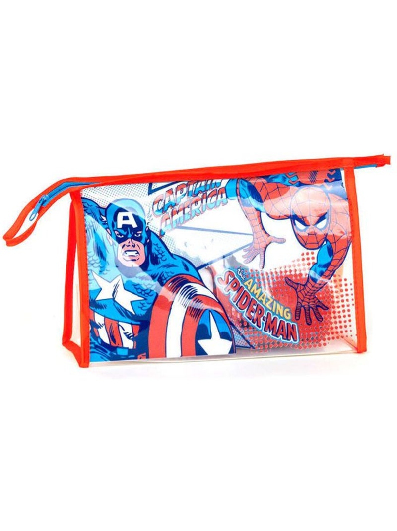 Trousse de toilette - cerda - marvel avengers - polyester - souple - zippée Bleu - Kiabi