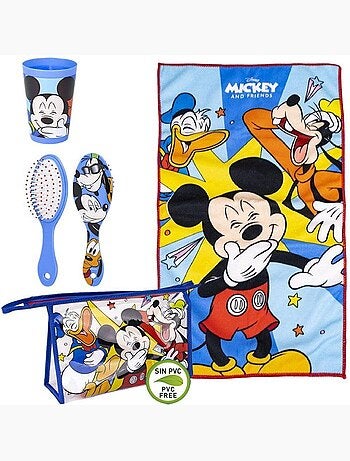 Trousse de toilette - cerdá - mickey - multicolore - souple - zippée