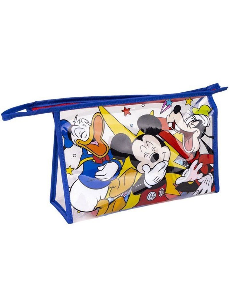 Trousse de toilette - cerdá - mickey - multicolore - souple - zippée Bleu - Kiabi