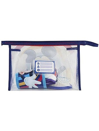 Trousse de toilette - cerda - mickey - souple - zippée - synthétique
