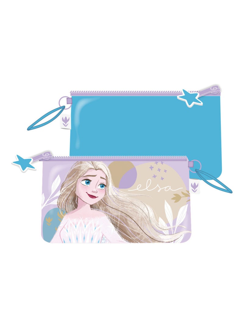 Trousse de Toilette - Disney La Reine des Neiges - 24x14 cm Bleu - Kiabi