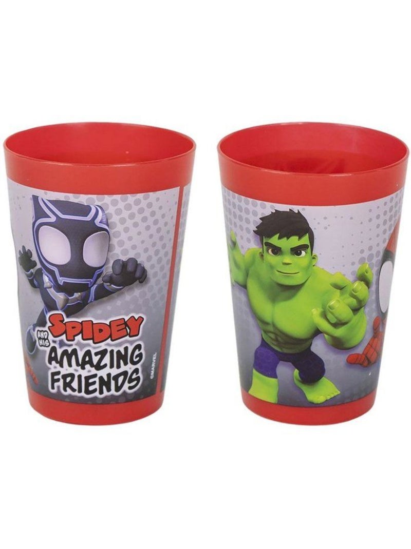 Trousse de toilette - educa borras - marvel spidey - multicolore - souple - zippée Rouge - Kiabi