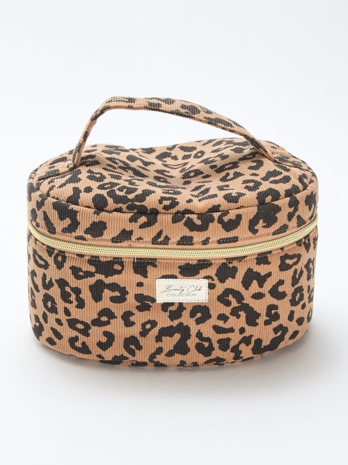 Trousse de toilette - Vanity - motif léopard - Kiabi