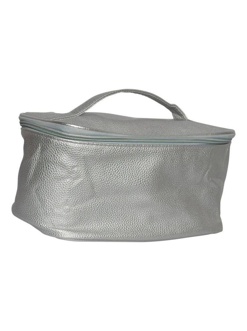 Trousse de toilette argentée Argent - Kiabi