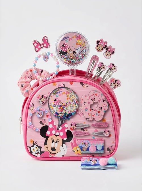 Trousse de toilette avec miroir et accessoires cheveux Minnie Disney - Kiabi Trousse de toilette avec miroir et accessoires cheveux Minnie Disney - Kiabi