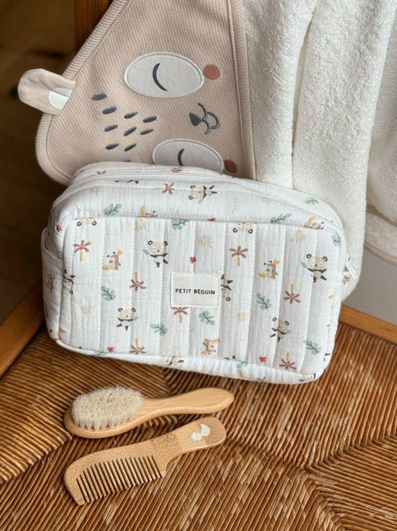 Trousse de toilette bébé Baby Panda Ecru - Kiabi