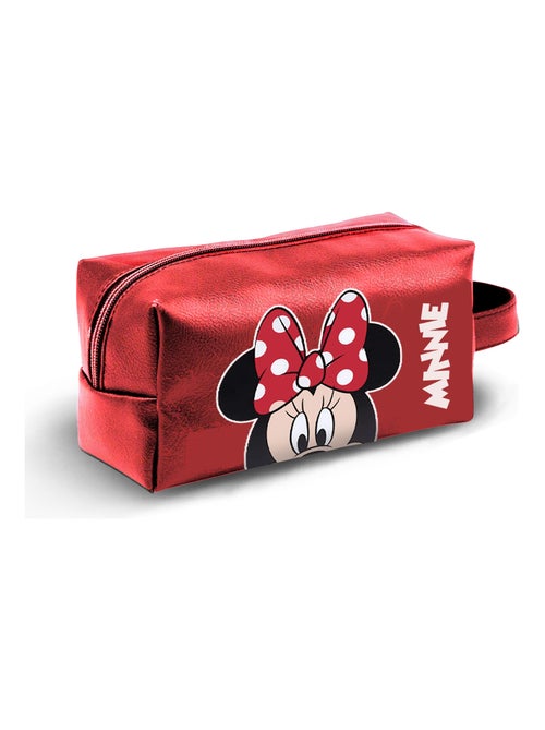 Trousse de Toilette Brick PLUS - Disney Minnie Mouse Curious - Rouge - Taille Unique - Kiabi