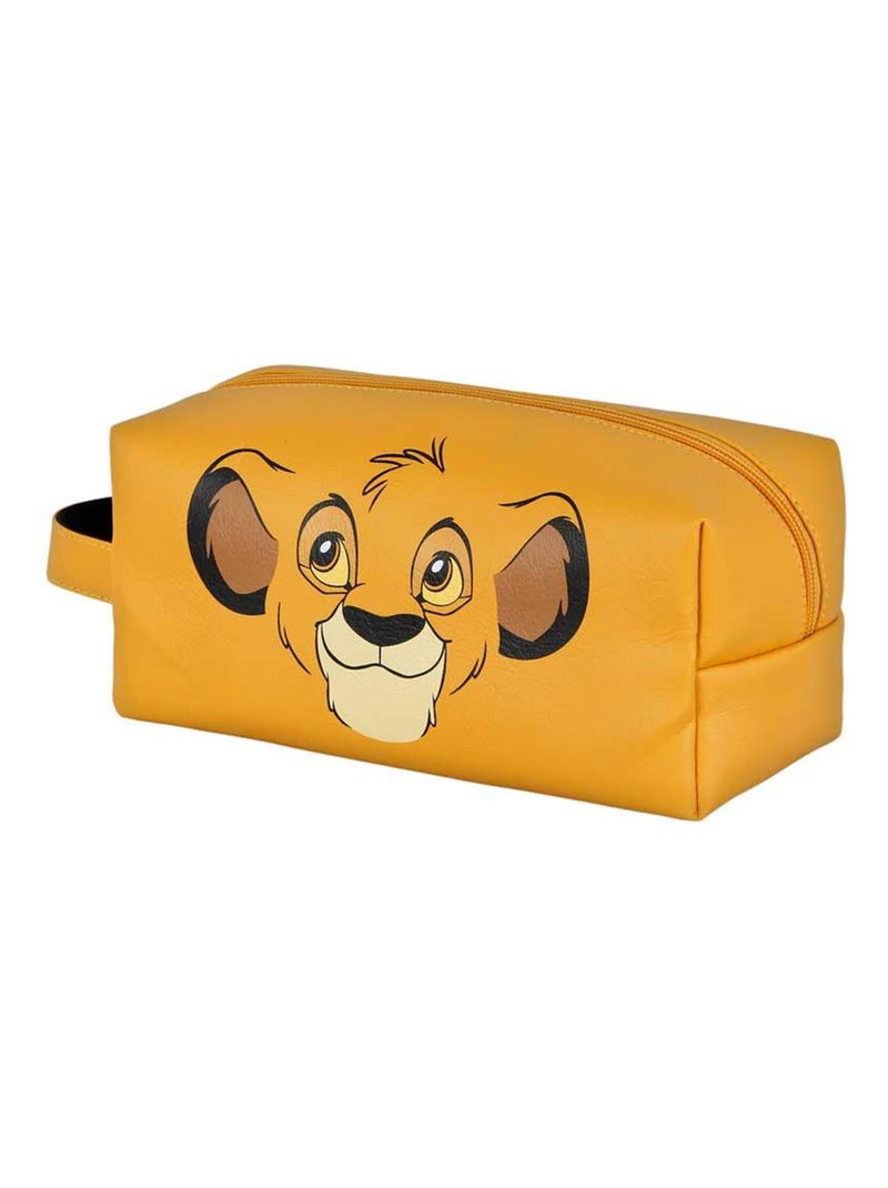 Trousse de Toilette Brick PLUS - Disney Roi Lion Face - Jaune - Taille Unique Jaune - Kiabi