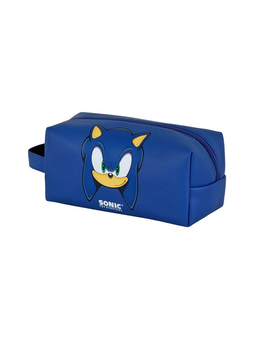Trousse De Toilette Voyage Karactermania Sega-Sonic - Bleu | Compartiment Zip, Sangle Trolley