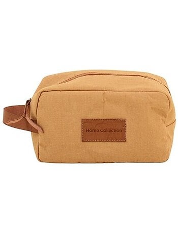 Trousse de toilette camel 23x14cm