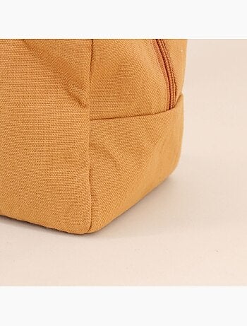 Trousse de toilette camel 23x14cm