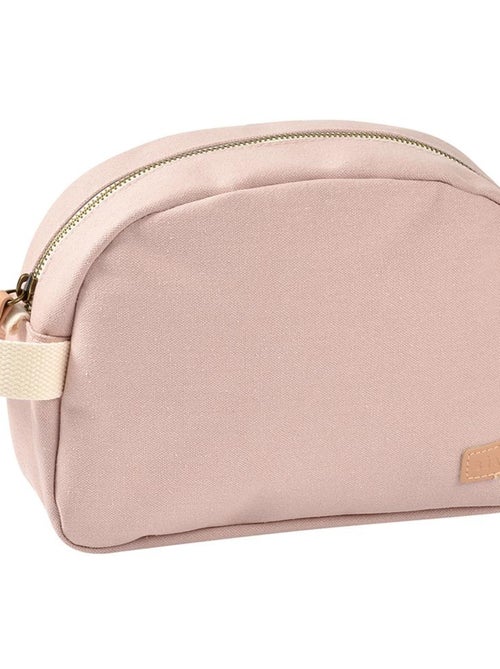 Trousse de toilette Canvas rose poudré - Kiabi