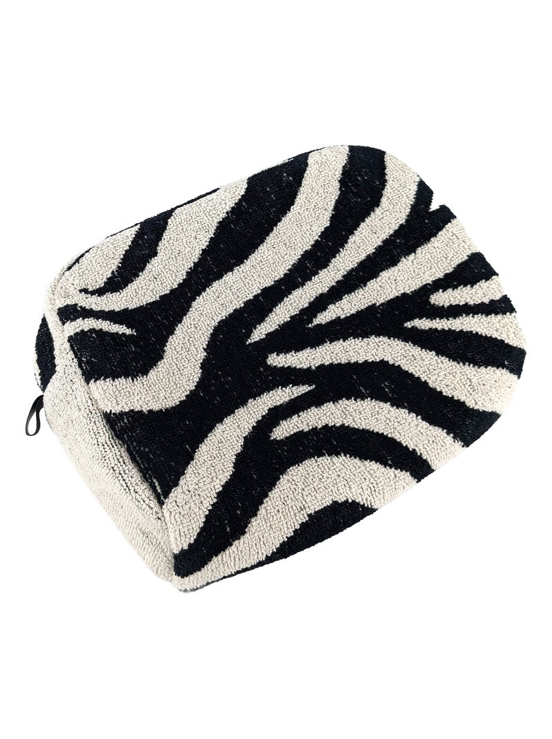 Trousse de toilette coton ZEBRA Beige - Kiabi