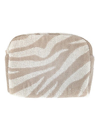 Trousse de toilette coton ZEBRA SOFT