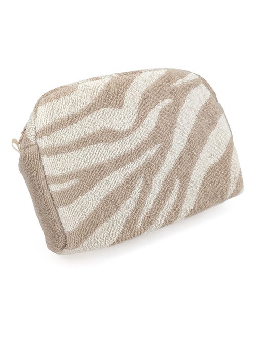 Trousse de toilette coton ZEBRA SOFT - Kiabi