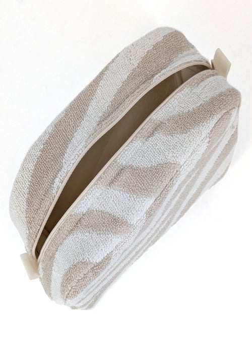 Trousse de toilette coton ZEBRA SOFT - Kiabi