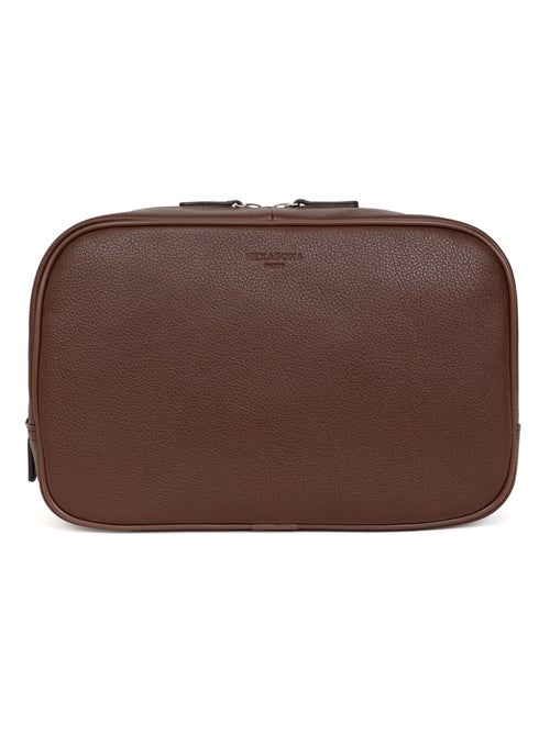 Trousse de toilette  cuir confort business hexagona - Kiabi