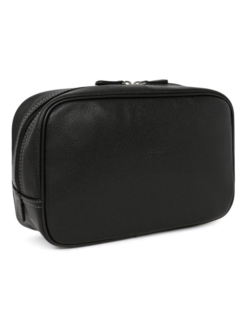 Trousse de toilette  Cuir CONFORT BUSINESS Noir - Kiabi