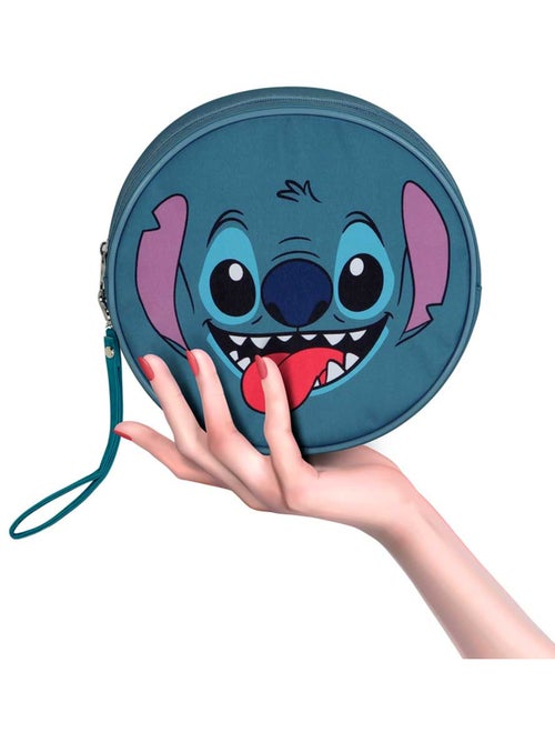 Trousse de Toilette de Plage J - Disney Lilo et Stitch Face - Bleu - Taille Unique - Kiabi