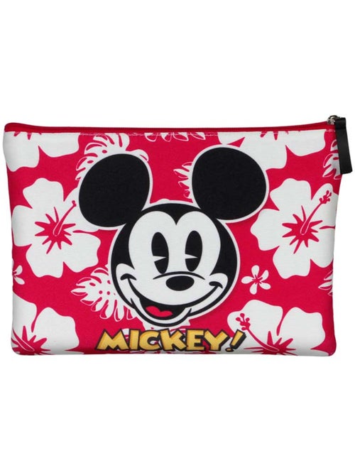Trousse de Toilette de Plage S - Disney Mickey Mouse Hawaii - Rouge - Taille Unique - Kiabi