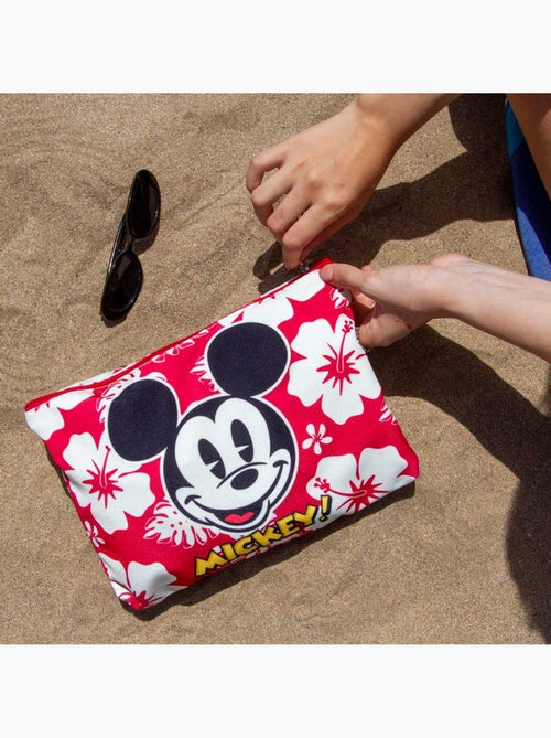 Trousse de Toilette de Plage S - Disney Mickey Mouse Hawaii - Rouge - Taille Unique - Kiabi