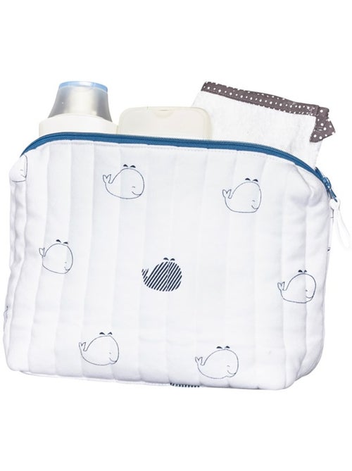 Trousse de toilette en coton Bio - SAUTHON - Kiabi