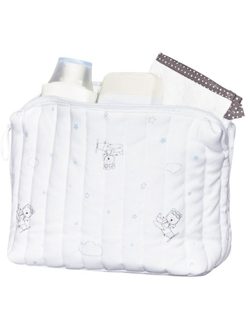 Trousse de toilette en coton Bio - SAUTHON - Kiabi
