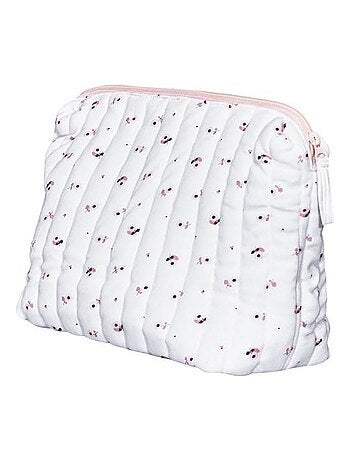 Trousse de toilette en coton Bio blanc - SAUTHON